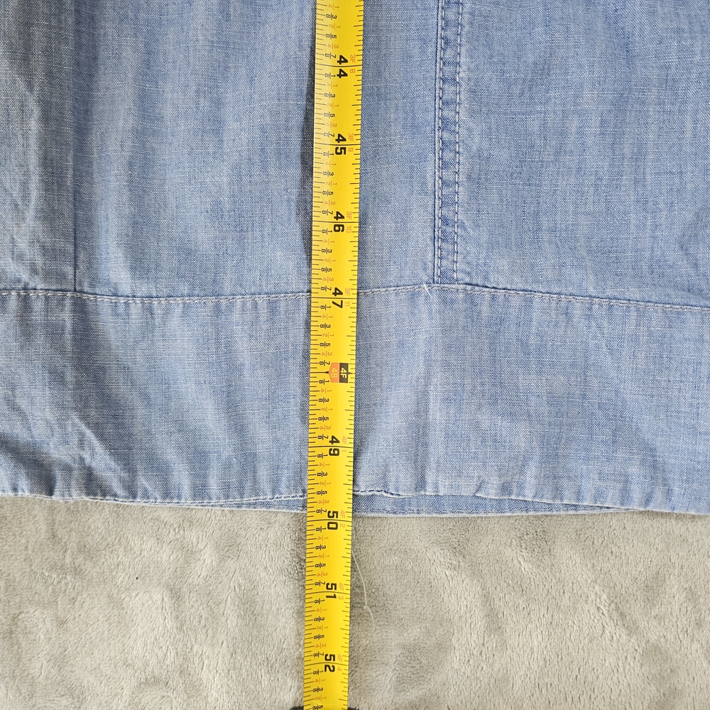 Zara Women's Denim Jumpsuit S Wide leg Pants Blue M - Picture 11 of 12